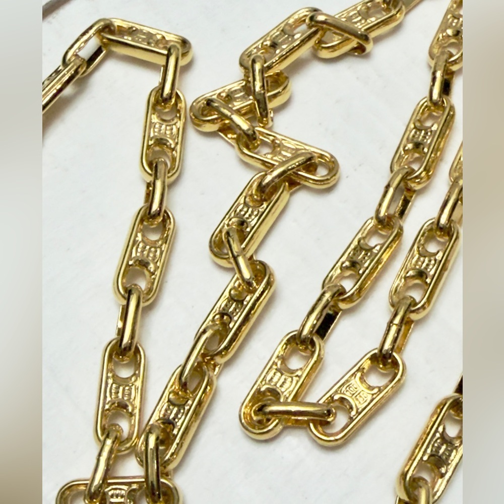 New Vintage Celine Gold Chain Necklace - Picture 9 of 14